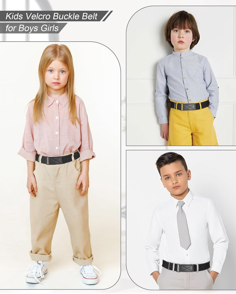 WELROG Kids Belts for Boys - Velcro Buckle Toddler Belt Elastic Adjustable Belt for Boys Girls - Image 5